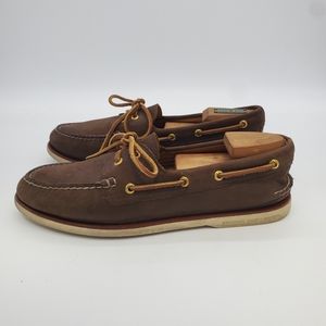 Sperry Men's Gold Cup Authentic Original 2-Eye Boat Shoes Size 10M Brown